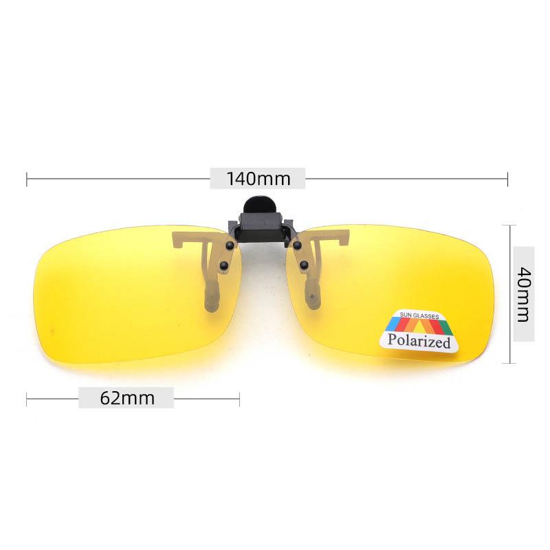 Good Driving Glasses Clip-on Polarized Sunglasses Eyewear Day Night Vision UV400 Unisex Flip-up Lens Sun Glasses Fashion Riding Sunglasses