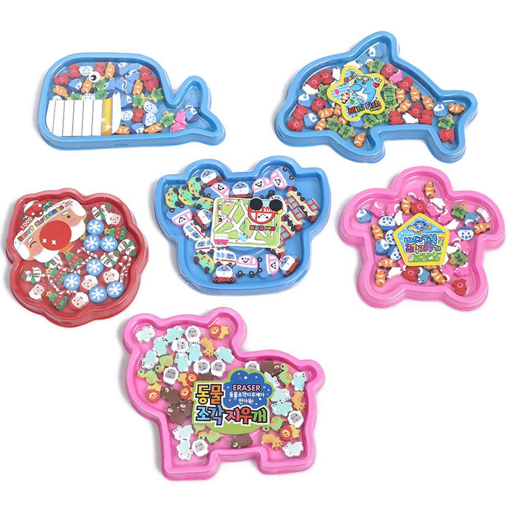 Diy Stationery Gift Student Supplies Rubber Christmas Style Pencil Eraser Animal Cartoon Shape