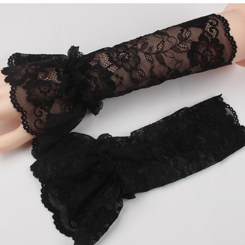 Нарукавники Свитер Декоративные съемные рукава Манжеты Кружевные манжеты Искусственные рукава Оборки Рукав до локтя