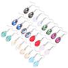 12 Pairs Jewelry Women Sets Glass Drop Earrings Women S Stud Earrings Teardrop Dangle Ear Pendant