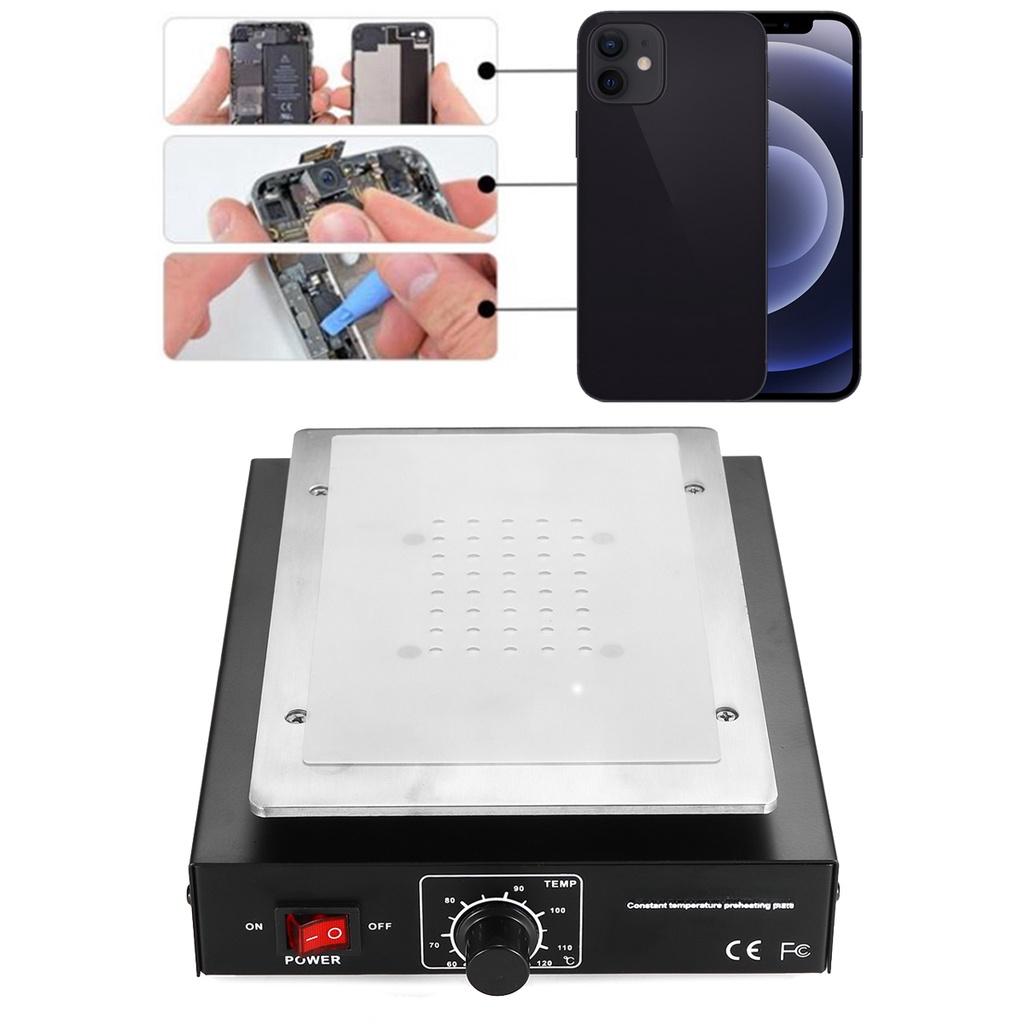Разделитель экрана Автоматический нагрев Металлическая машина для ремонта телефона Снятие стекла Нагревательная платформа Пластина для разделителей ЖК-экрана 450 Вт Черный
