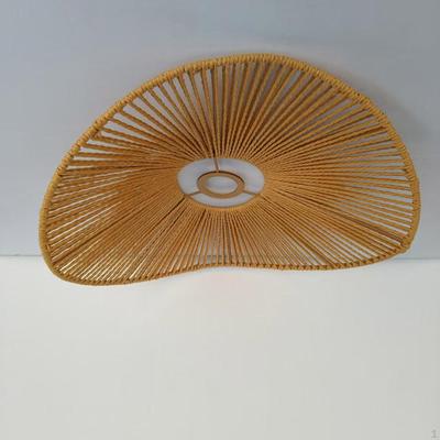 Плетеный абажур, потолочный фонарь, ручная работа, декор, подвесной светильник, деревенский для подвесного светильника