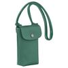 Longchamp Le Pliage Xtra Кожаная сумка через плечо/кроссбоди для телефона с тисненым логотипом Женские сумки Шалфейно-зеленый 34178987D90
