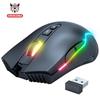 ONIKUMA Беспроводная игровая мышь USB 2,4G RGB Golwing 3000 точек на дюйм, игровая мышь с аккумулятором большой емкости для игрового офиса, удобное ощущение рук