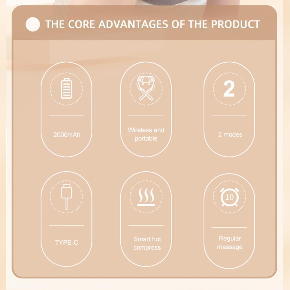 Новый 5D разминающий массажный платок шиацу, хиропрактика, массажер для спины для шеи, плеч, облегчение боли, нагревание, массажер для шеи, массажер