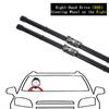 2x For Honda Civic FE FL MK11 2022 2023 For Frameless Wiper Blades Rubber Tablet Windshield Windscreen Windows Replacement