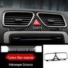 Volkswagen Scirocco Интерьер Консоль из углеродного волокна, Рамка рычага переключения передач, Наклейки на дверные ручки и воздуховоды Аксессуары