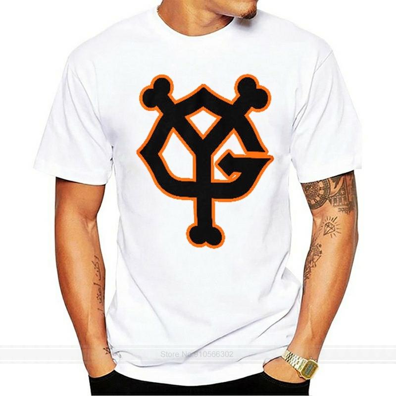 Новая белая футболка унисекс Tokyo Yomiuri Giants Размер S 3XL Крутая повседневная футболка Мужской бренд Футболка унисекс Летняя хлопковая футболка