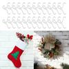 Stainless Steel Brick Hook Clips Heavy Duty No Drill Brick Hanger Wall Clips for Outdoor Hanging Wreaths Lights Decorations Fits 2-1/4 To 2-2/5