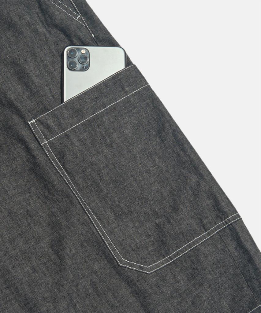 FIDO DIDO [Japan Fabric] Fd Indigo Denim Bermuda Pants Indigo
