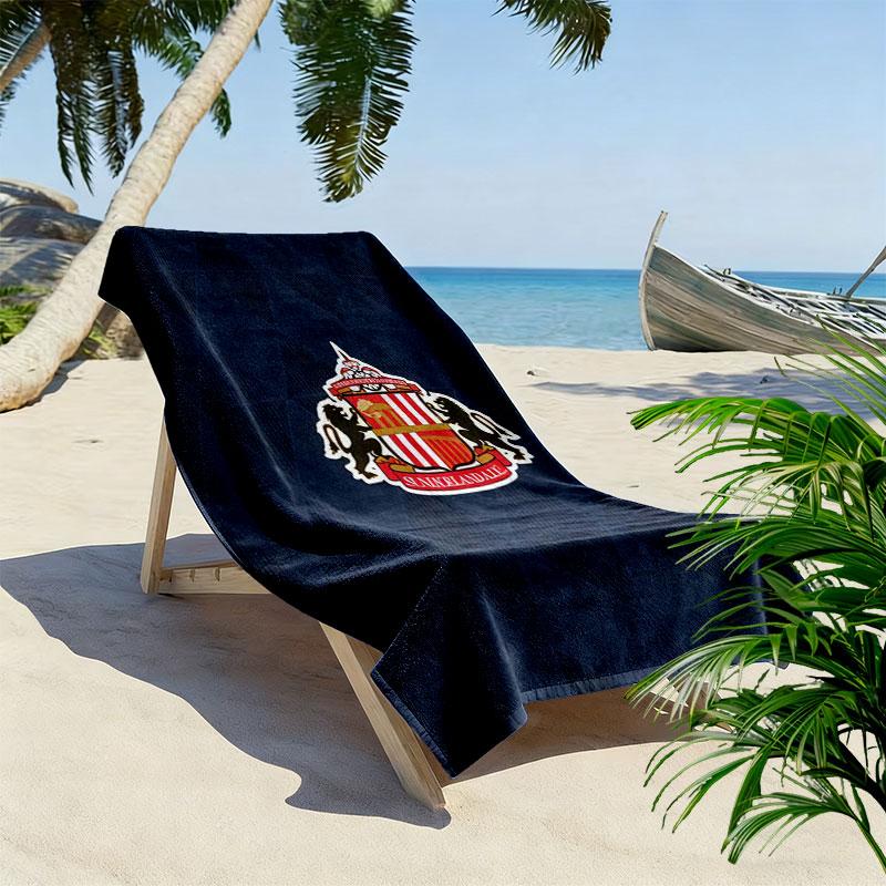 Sunderland A.F.C Beach Towel, Large Soft Quick Dry Towel for Beach Camping Swimming
