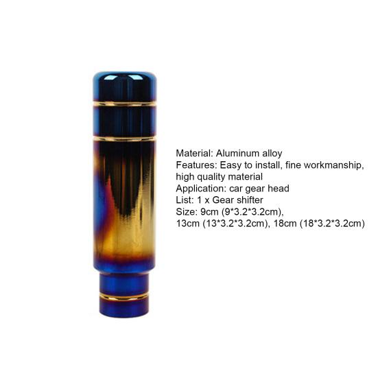Gear Shift Knob Anti Slip Decorative Direct Replacement Modification Accessories Manual Transmission Shift Lever Handle for Car