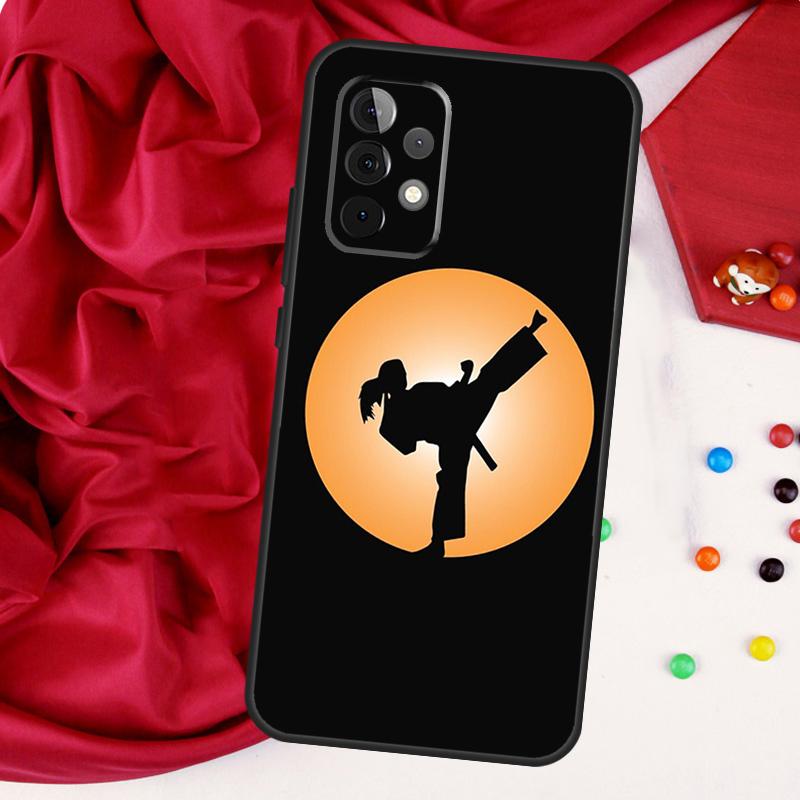 Чехол Kungfu Taekwondo для Samsung Galaxy A55 A53 A33 A13 A35 A15 A36 A56 A26 A16 A22 A32 A52 A54 A34 A06 A05