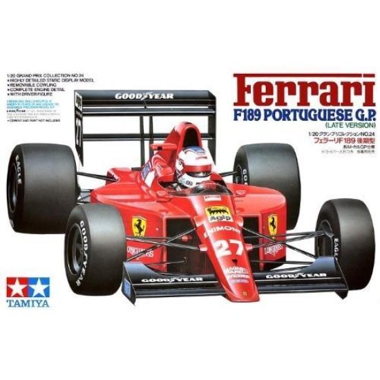 Tamiya Ferrari F189 Поздняя модель Гран-при Португалии, спецификация 1/20