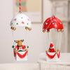 Рождественские украшения на воздушном шаре, Санта/Олень/Снеговик, статуя на воздушном шаре и парашюте, украшение для дерева на праздник