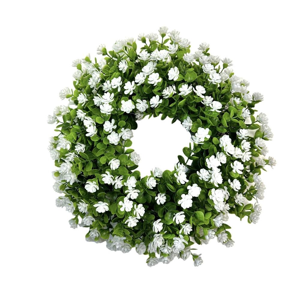 Eucalyptus Artificial Wreath 33cm Fake Flower New Simulation Flower Wreath Wedding Decor