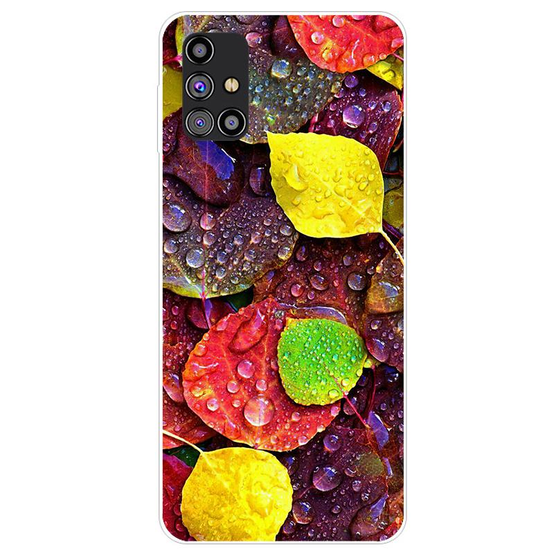 Чехол для телефона Samsung M31s Мягкий силиконовый чехол TPU для Samsung Galaxy M31s Чехол M31 SM 31S GalaxyM31 Бампер Coque