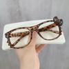 Оправа для очков с леопардовым принтом для женщин, девушек, ретро, винтаж, с бантом, мультяшная, аниме, Y2K, для красоты, реквизит для фото, очки, декоративные подарки