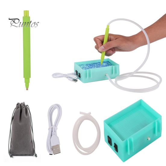Электрическая ручка для алмазной живописи Вакуумная ручка для алмазной живописи Наборы ручек для алмазной живописи Аксессуары для алмазной живописи Аккумуляторная ручка для алмазной живописи с поддоном для хранения