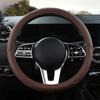 Car Steering Wheel Covers Anti-Slip 38cm Leather Auto Steering-wheel Cover Car-styling Steering Wheel Protective