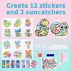 New 5D Laser Diamond Sticker, Diamond Painting Random Sticker, Children'S Cartoon Diy Crystal Diamond
