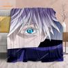 Cartoon Anime Jujutsu Kaisen Throws Blanket Soft Featuring Yuji Megumi Obara and Satoru Gojo Blanket for Travel Beding Bed