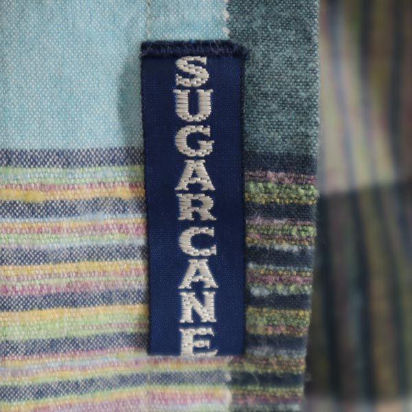 SUGAR CANE Toyo Enterprise SC21890 клетчатая рубашка с длинным рукавом на пуговицах M мужская б/у