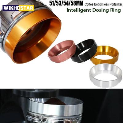 1 шт., кольцо для дозирования кофе, тампер для кофейного порошка с магнитом для бездонного портафильтра 51 мм, 53 мм, 58 мм