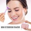 12 шт. бритв для бровей, инструмент для бритья лица Т-образной формы для бровей, бритвы для лица для женщин, набор для стрижки бровей для девушек, безопасный и простой персик
