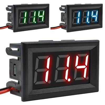 Цифровой дисплей напряжения 0,56, двухпроводной светодиодный вольтметр постоянного тока 4,5 В-30 В, тестер напряжения для устранения неисправностей в автомобиле и электрике