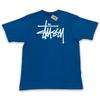 Синяя футболка Stussy Basic Classic Logo - XL Унисекс футболка