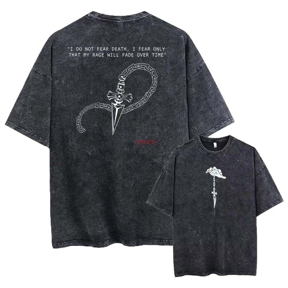 Модная Ретро Выстиранная Футболка с Принтом Мужская Повседневная Удобная Футболка с Коротким Рукавом Мужская