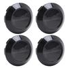 4 шт. Колпаки на центр колеса Отличная герметизация Изысканный АБС Защелкивающиеся Колпаки на центр ступицы колеса 76 мм Внешний диаметр Черный