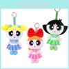 Powerpuff Girls Bubbles Stuffed Toy Pendant With Plush Material For Kids And Gifts
