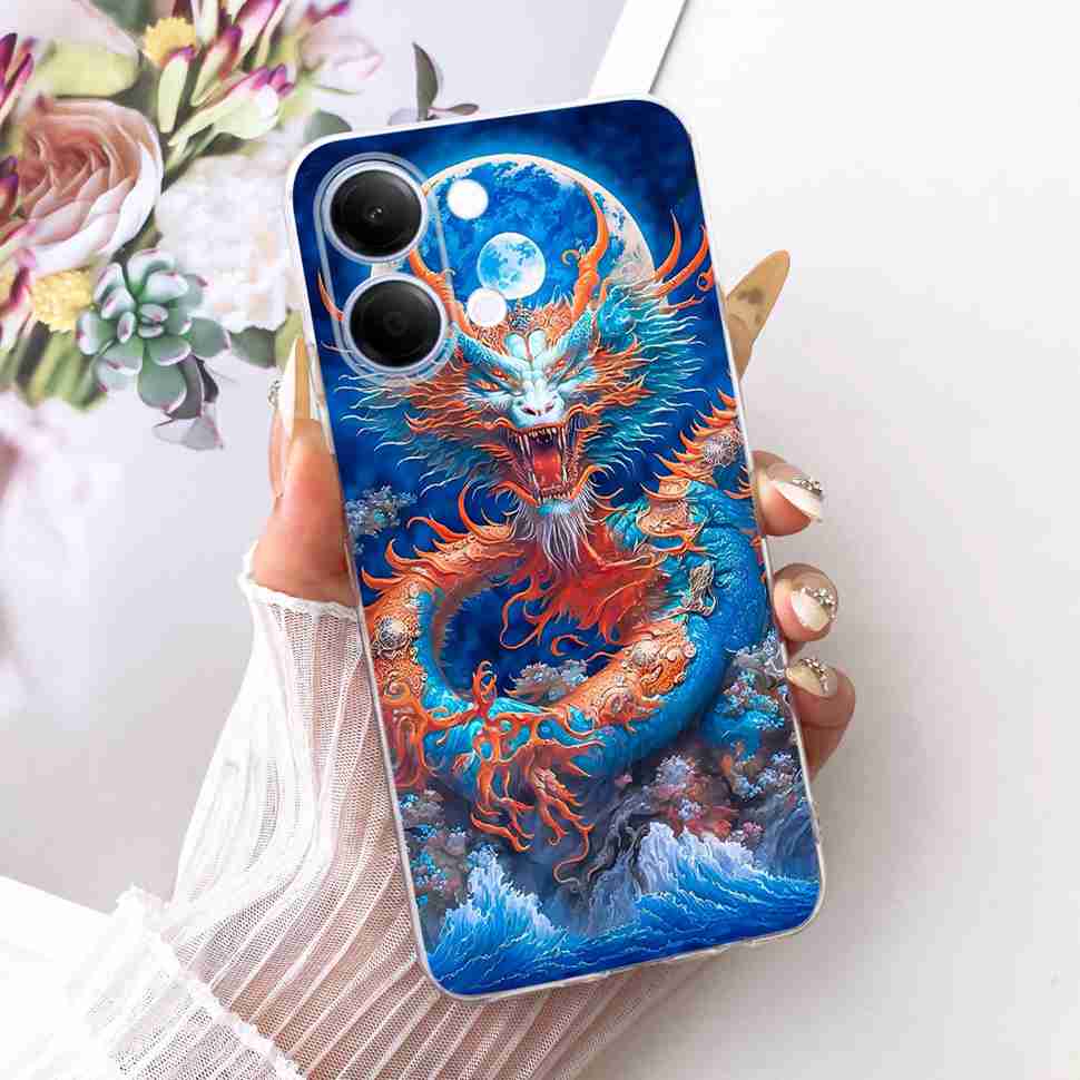 For vivo Y05 4G 6.74" Case Simple Cute Cartoon Cat Rabbit Silicone TPU Back Cover For Vivo y05 VIVO Y 05 4G Phone Cases Bumper