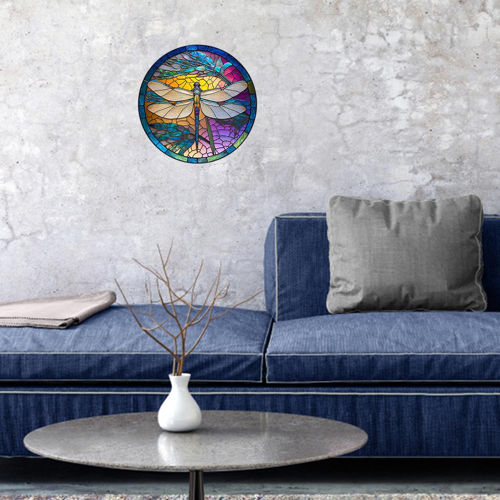 Стрекоза Декор Гостиная Статуя Акриловая Пластина Имитация Стекла Наружное Окно