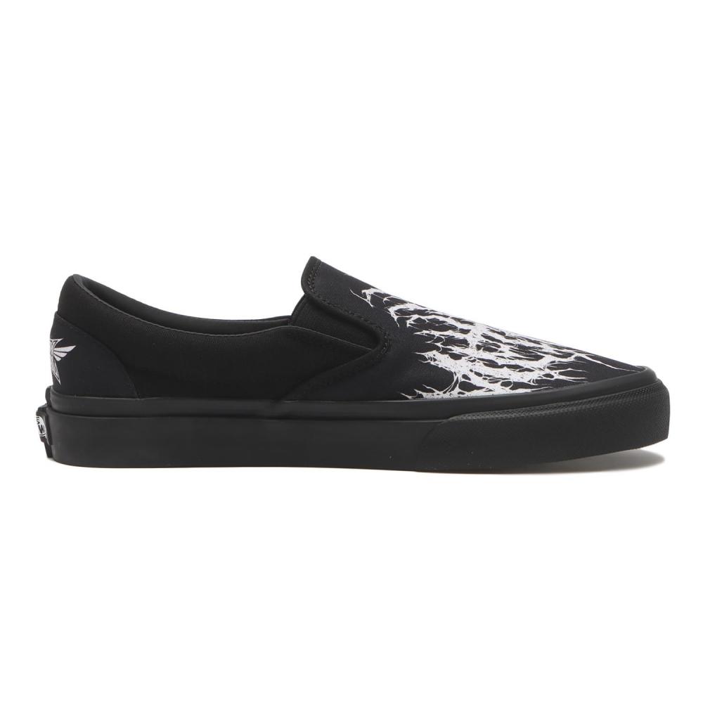 Vans Слипоны унисекс черные белые V98cf