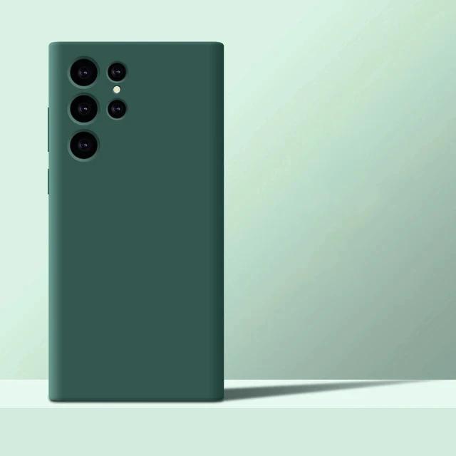Новые улучшенные жидкие силиконовые чехлы для телефонов Samsung Galaxy S24 S23 S22 S21 S20 Ultra Plus A34 A54 5G Чехол Мягкий противоударный чехол
