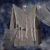 Realistic Skeleton Cloth Hanging Decoration For Halloween Yard Party Outdoor Scary Ghost Scene Setup With Durable Plastic Fabric Material