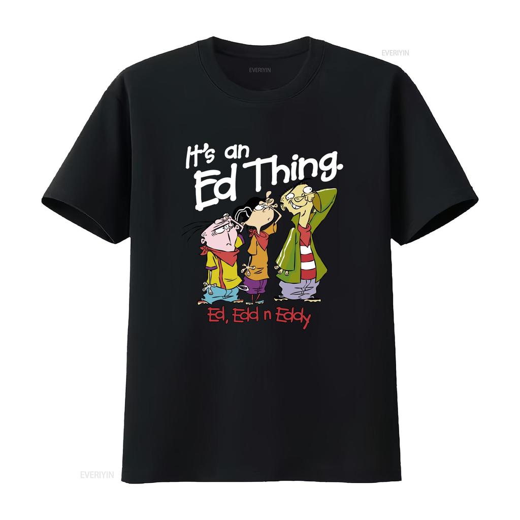 Rare Ed Edd N Eddy Cartoon Print T Shirt Cotton For Unisex All Size S To 4xl Yi019 Vintage Washed Homme Versatile Stretched Unisex