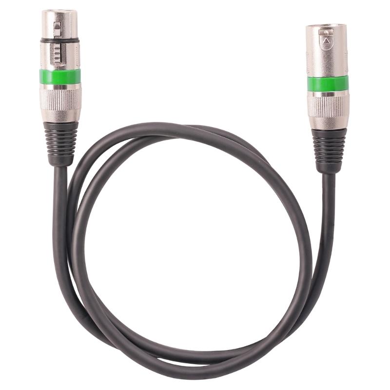 5 шт. Прочный XLR-XLR Кабель для микрофона XLR 3-контактный Папа на XLR 3-контактный Мама Сбалансированный Микрофонный Шнур для DMX-Сценического Освещения