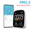 Portable Air Quality Monitor Temperature Humidity Sensor Tester PM2.5 Meter Built-in Lithium-battery for Office Home