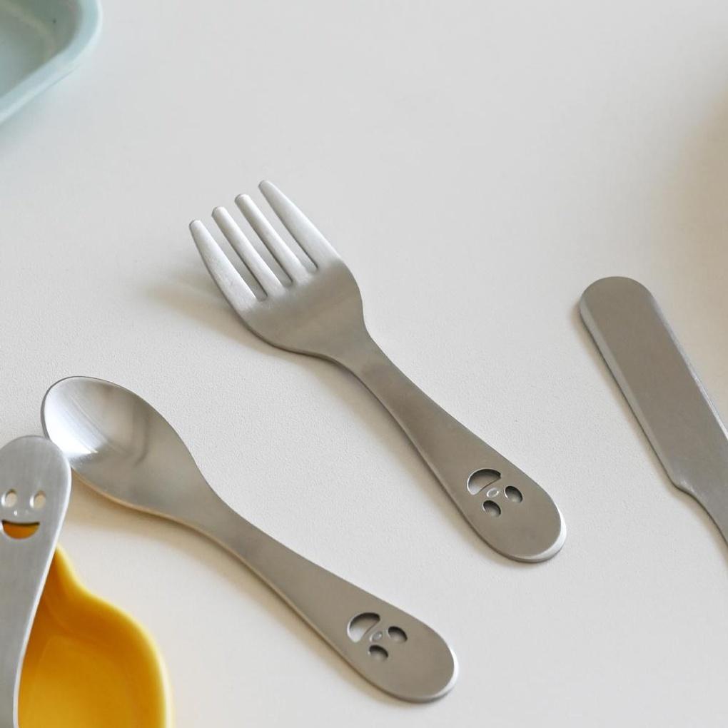 Мини-столовые приборы из нержавеющей стали Детская вилка для детского питания