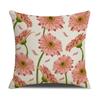 New Home Linen Printed Pillowcase Plant Home Living Room Sofa Fashion Decorative Pillow Cushion