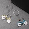 Metal Bicycle Keychain Bike Shaped Bike Key Rings Men Gifts Bottle Opener Keyring  Backpack Pendant