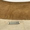 VERSACE CLASSIC Suede Leather Knit Single Riders Jacket Men M Camel(USED)