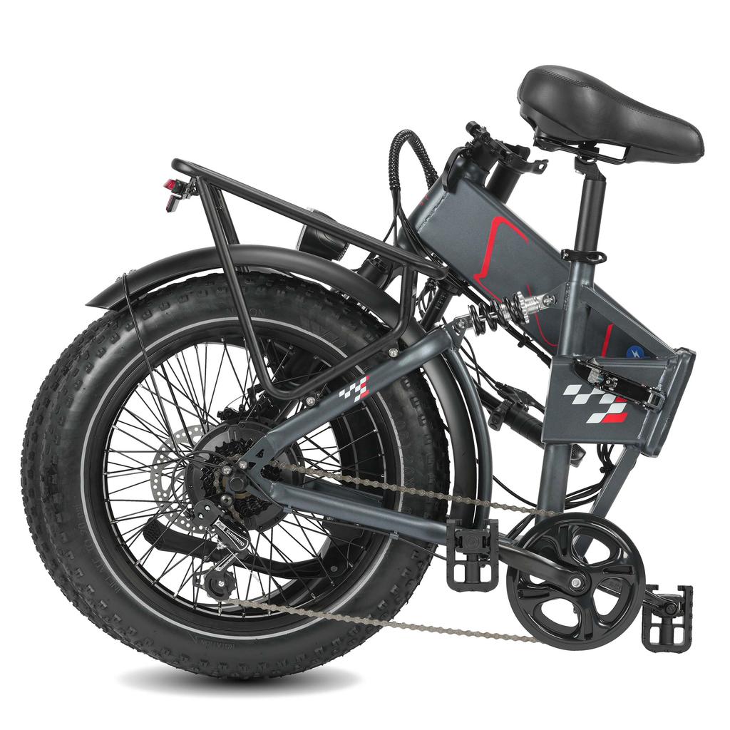 Maxturn POLARIS Electric Bike For Adult 500W Motor 48V 13Ah Battery 20 inch All-Terrain Tires Electric Bicycle