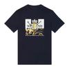 Weekend Offender Лео Грегори Футболка с графическим принтом Короткий рукав Круглый вырез Хлопок Высококачественная Роскошная Повседневная одежда Крутой топ
