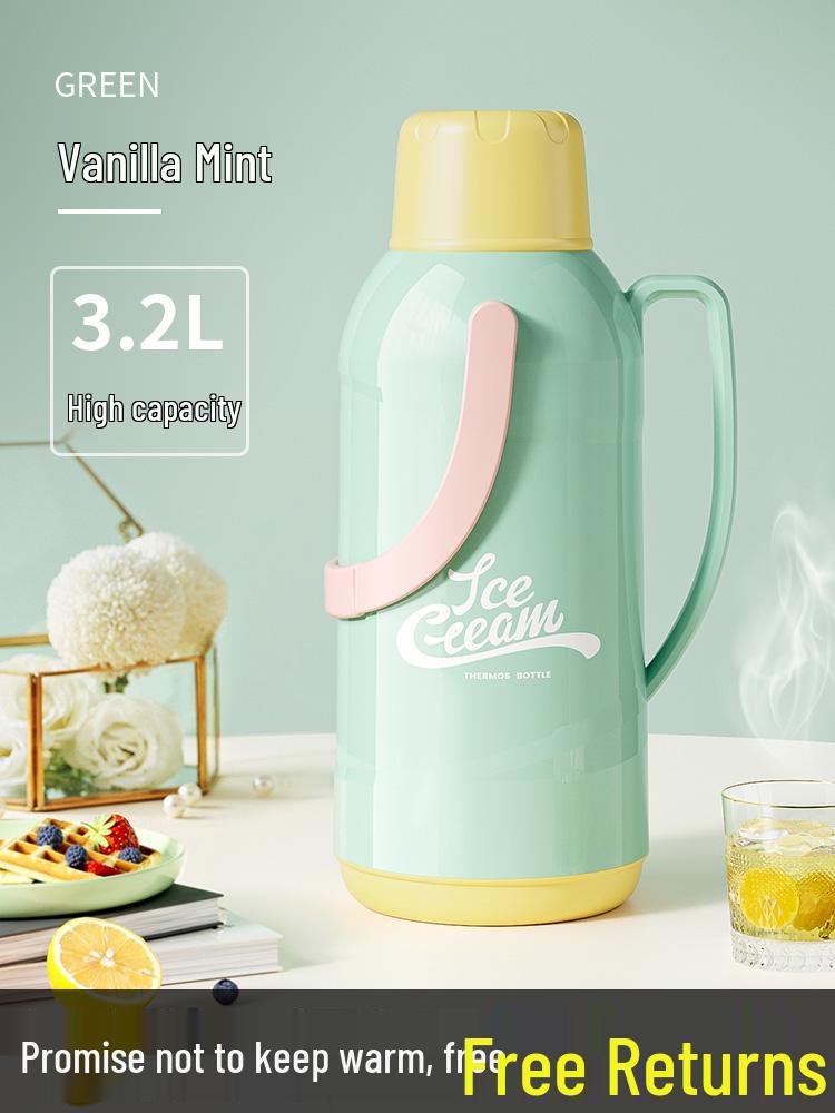 Large Capacity Insulated Thermos Flask for Dorms and Homes – Hot Water and Tea Bottle
