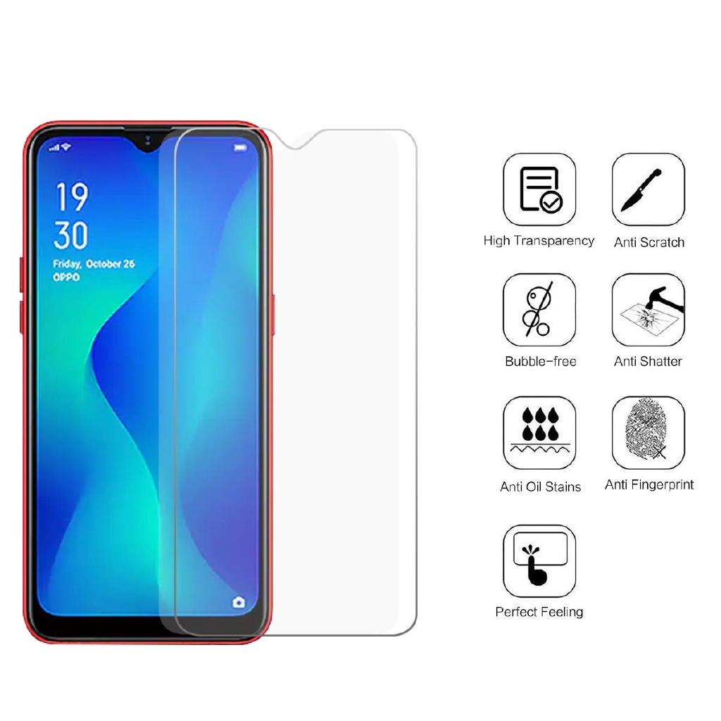 5 шт. Защитное стекло для экрана OPPO A18 A38 A58 4G A98 A78 5G A17 A17K A76 A57 A77 A77s A96 A95 A16 A55 A16k A31 A54 A74 A15 A52 A92 A72 A12e A5s A3s Закаленное
